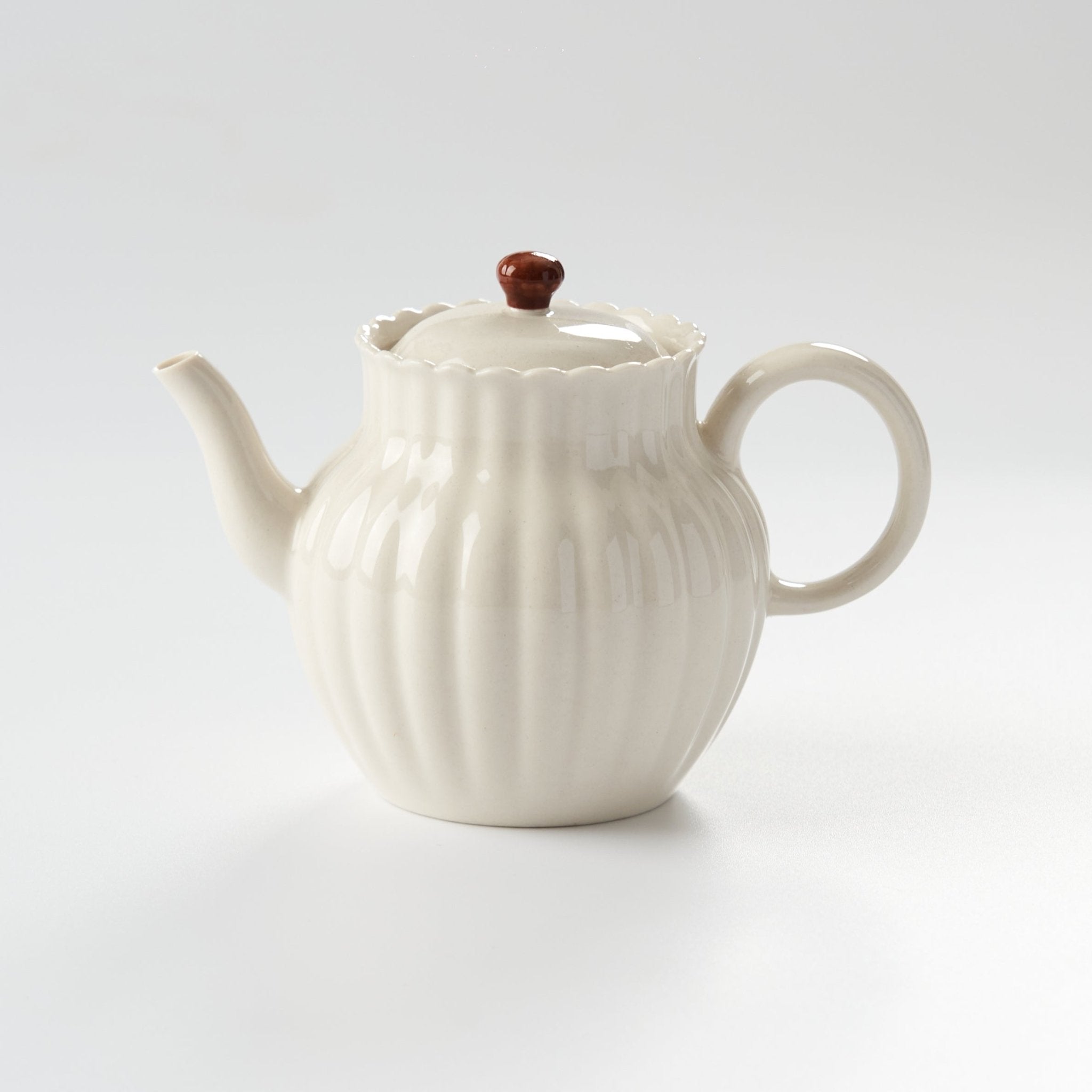 Plant Ash Chrysanthemum Petal Teapot - Summit Breeze Tea
