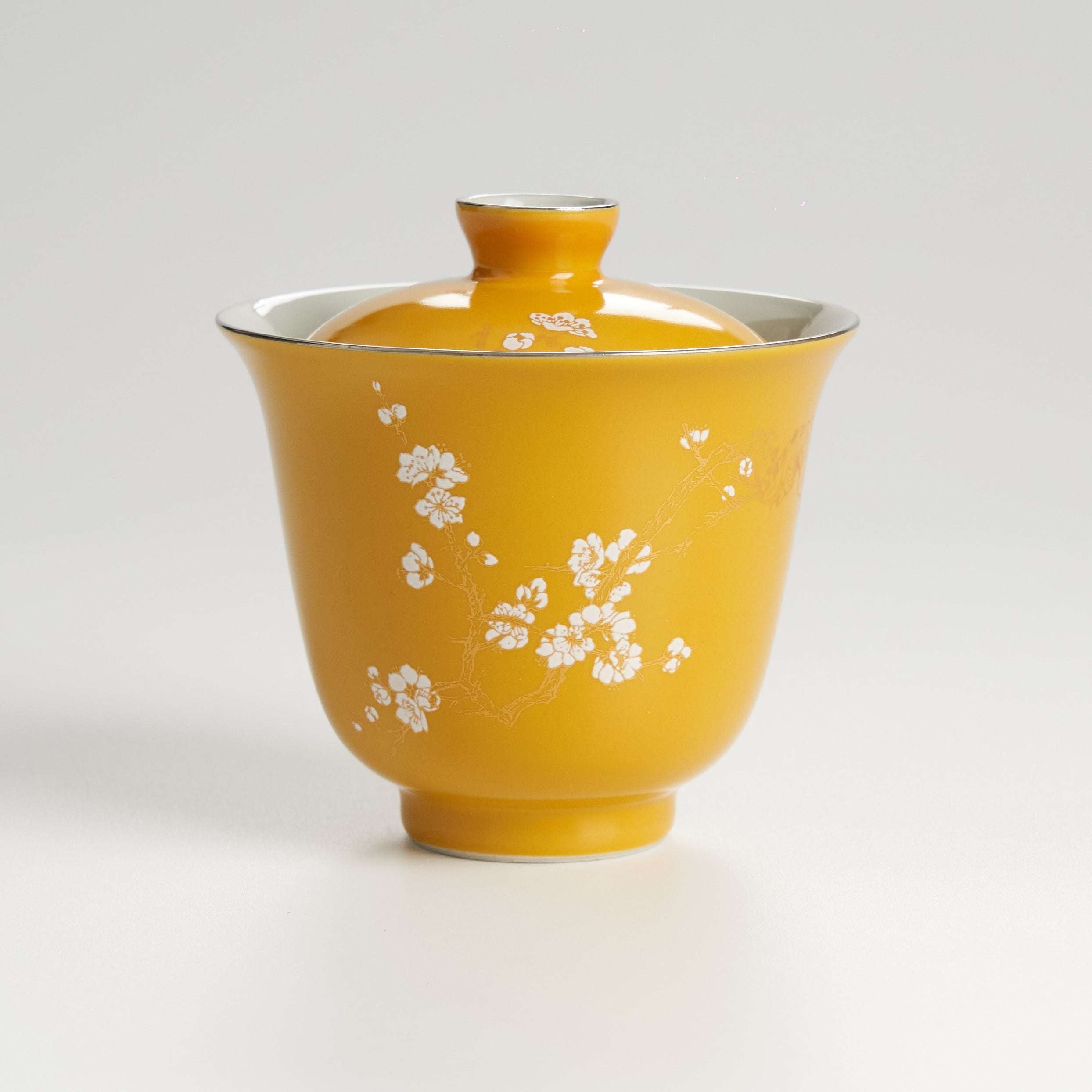 Plum blossom porcelain tea cup