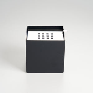 Modern iron tea waste bowl front