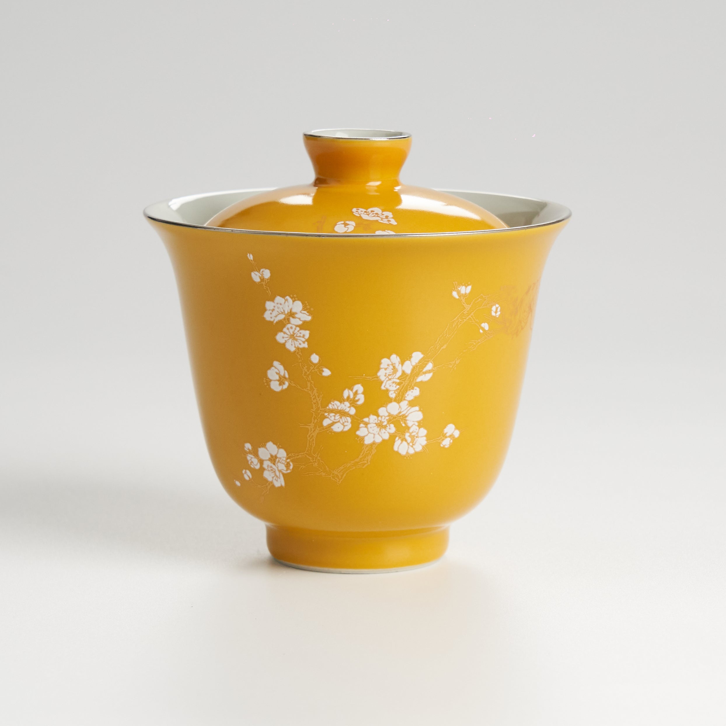 Plum blossom porcelain tea cup