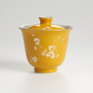 Plum blossom porcelain tea cup