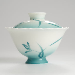 Hand painted floral gaiwan