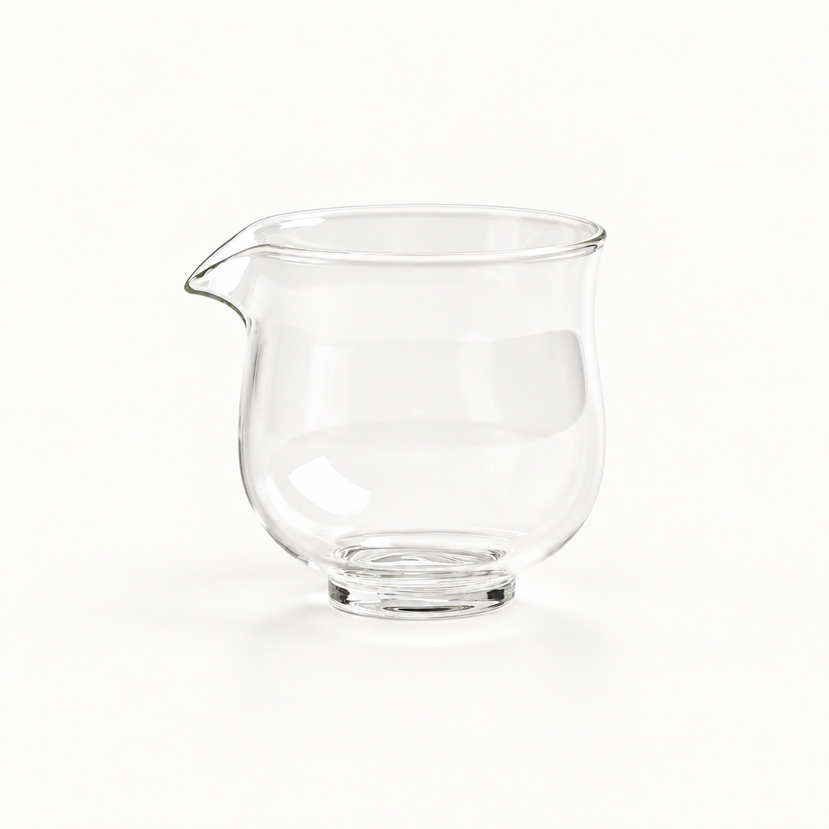 Small High-Footed Glass Fair Cup — front view