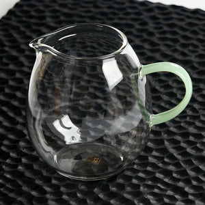 Small Green-Handled Glass Fair Cup — view 1