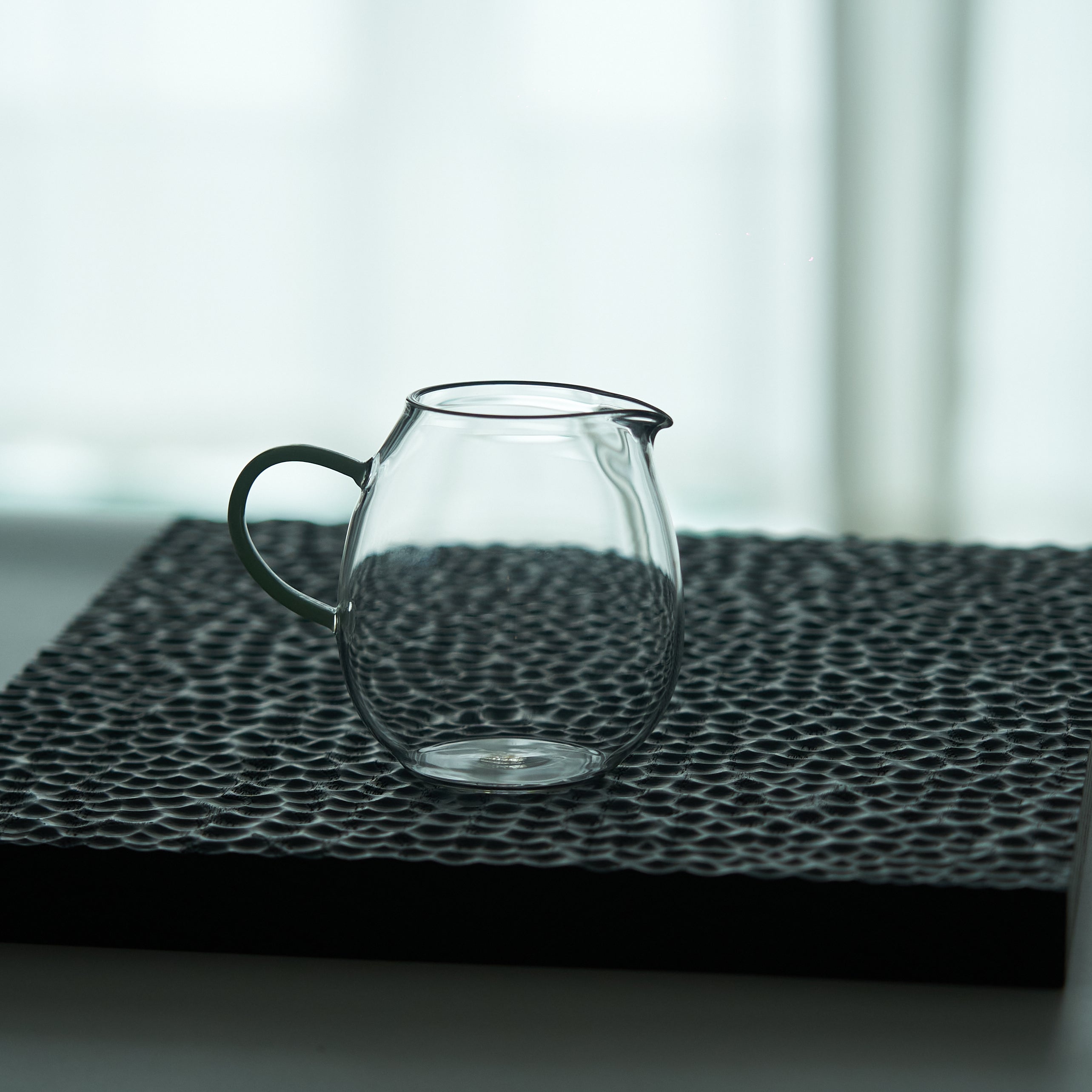 Small Green-Handled Glass Fair Cup — view 2