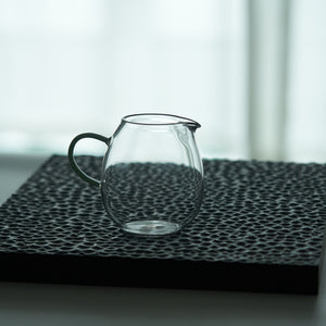 Small Green-Handled Glass Fair Cup — view 2