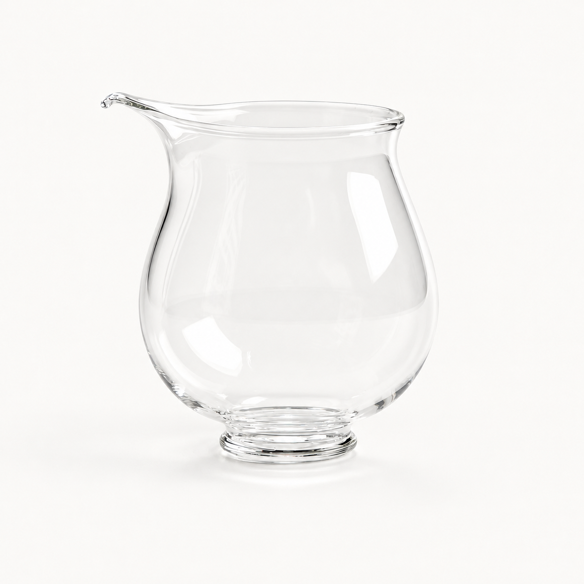 Small Penguin Glass Fair Cup — front view