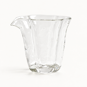 Hammered Begonia Glass Fair Cup — front view