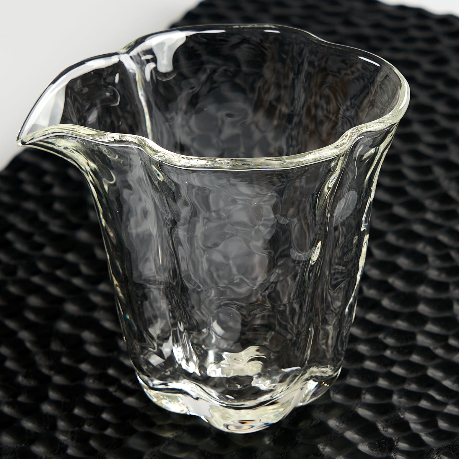 Hammered Begonia Glass Fair Cup — view 1