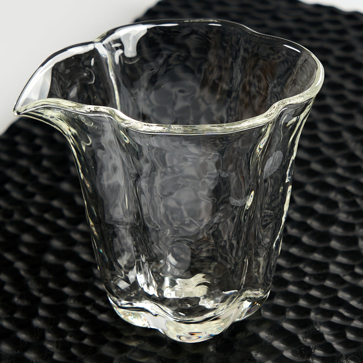 Hammered Begonia Glass Fair Cup — view 1