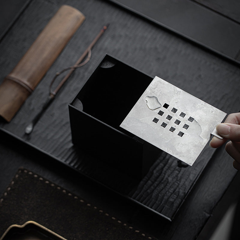 Lifting lid of tea waste bowl