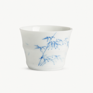 Bamboo Shape Porcelain Tasting Cup - Summit Breeze Tea