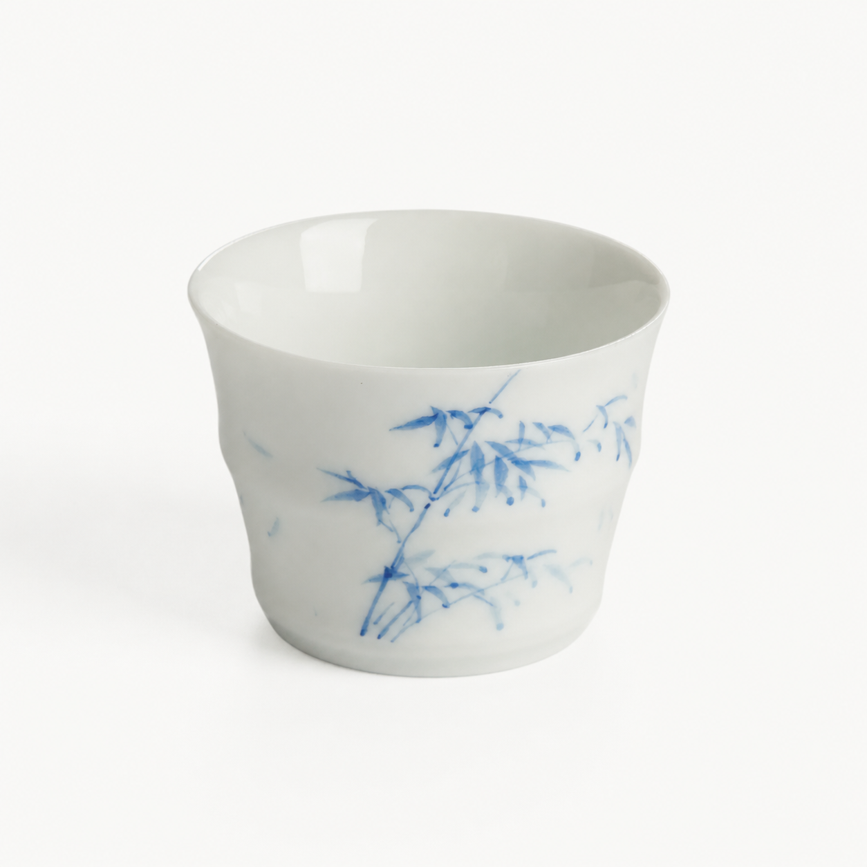 Bamboo Shape Porcelain Tasting Cup - Summit Breeze Tea