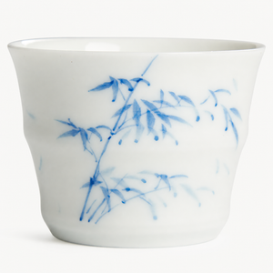 Bamboo Shape Porcelain Tasting Cup - Summit Breeze Tea