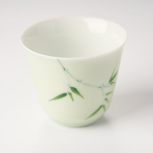 Bamboo Thin Porcelain Tasting Cup - Summit Breeze Tea