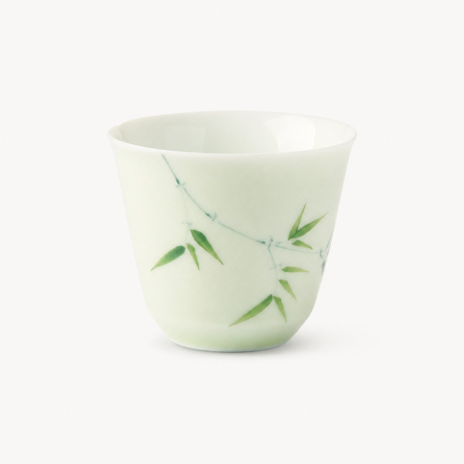 Bamboo Thin Porcelain Tasting Cup - Summit Breeze Tea