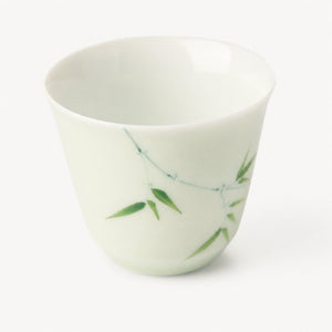 Bamboo Thin Porcelain Tasting Cup - Summit Breeze Tea