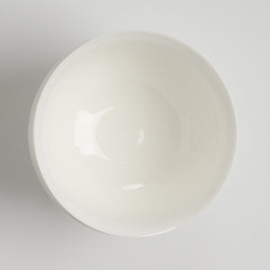 Bone china inverted-rim tasting cup, top-down interior view