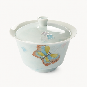 Colorful Butterfly Gaiwan - Summit Breeze Tea