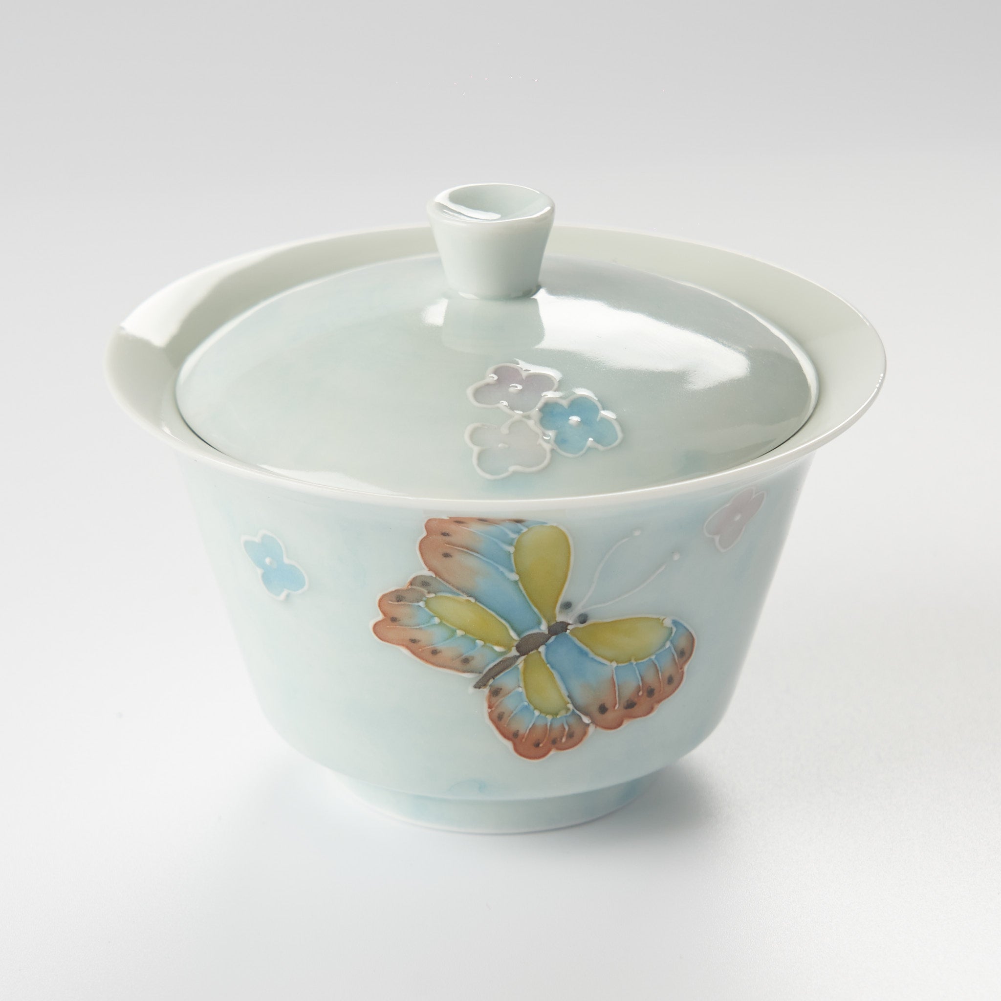 Colorful Butterfly Gaiwan - Summit Breeze Tea