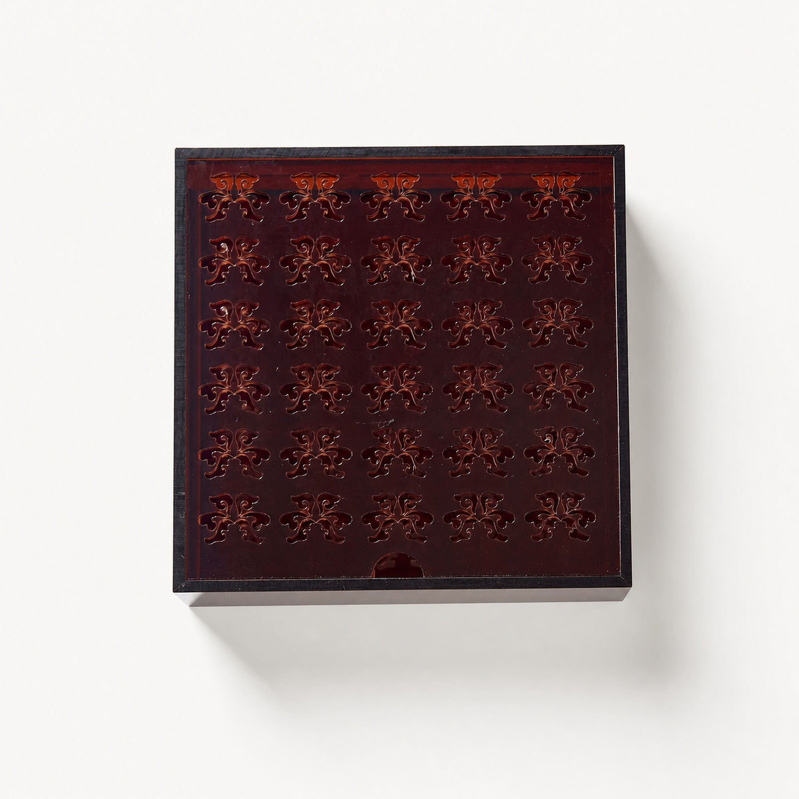 Dark Red Acrylic Tea Tray - Summit Breeze Tea