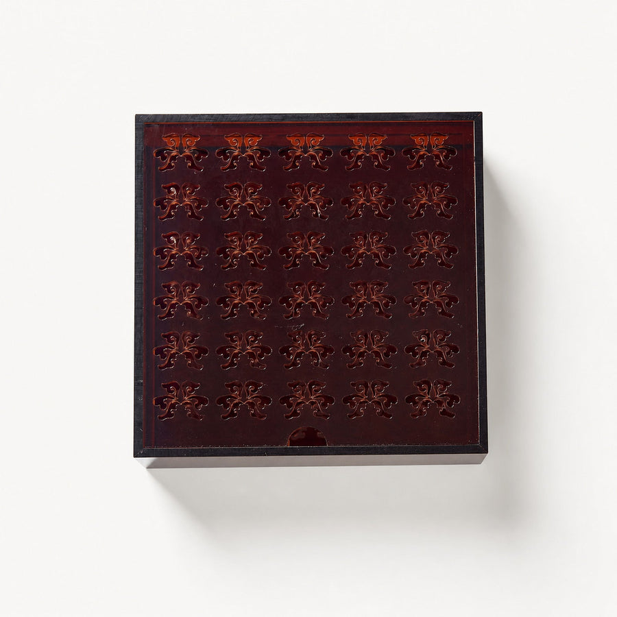 Dark Red Acrylic Tea Tray - Summit Breeze Tea