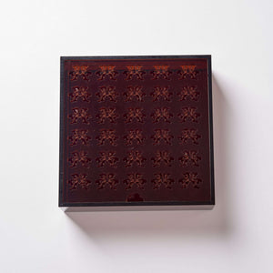 Dark Red Acrylic Tea Tray - Summit Breeze Tea