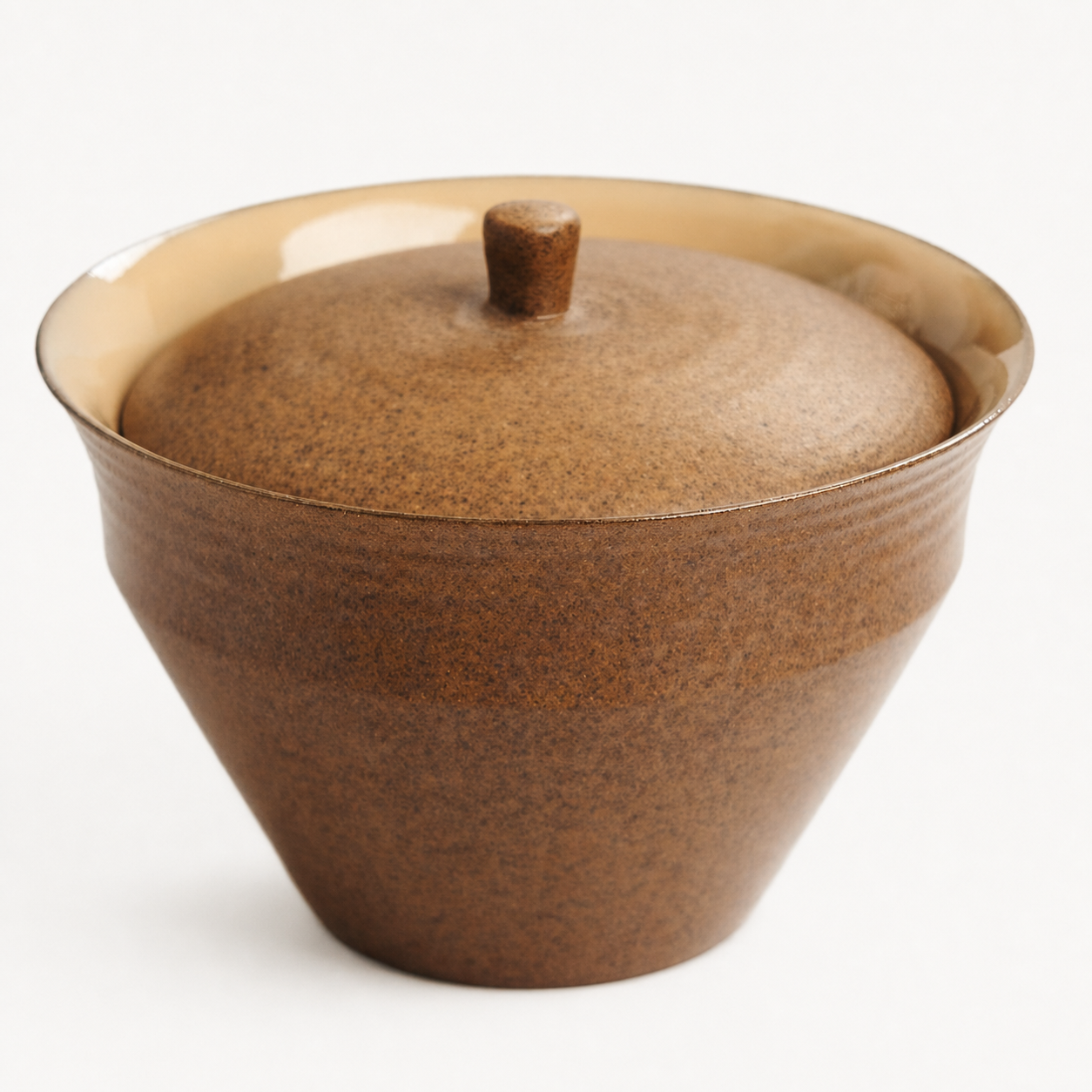 Earth Tone Glazed Gaiwan - Summit Breeze Tea