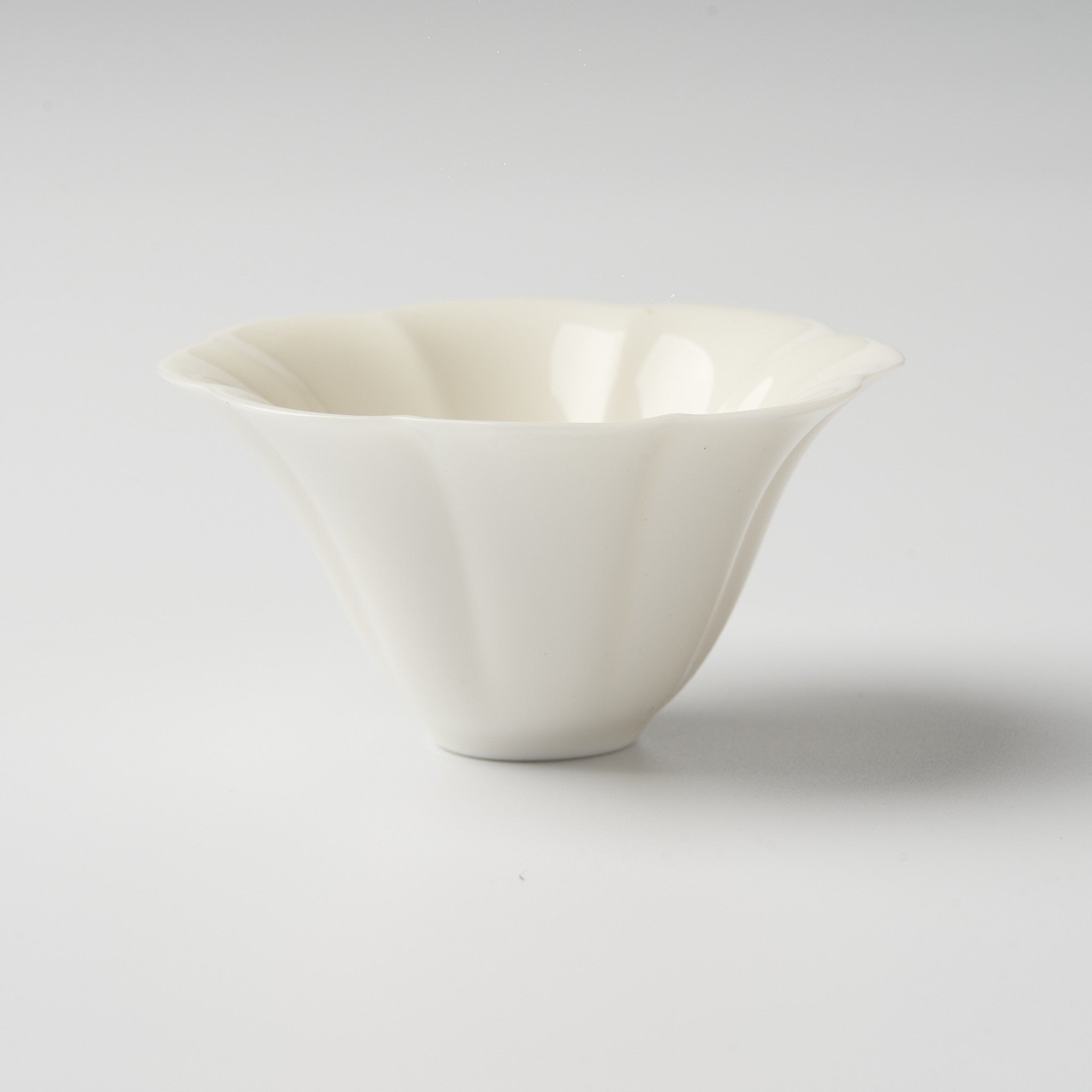 Flower Petal White Porcelain Tea Cup - Summit Breeze Tea