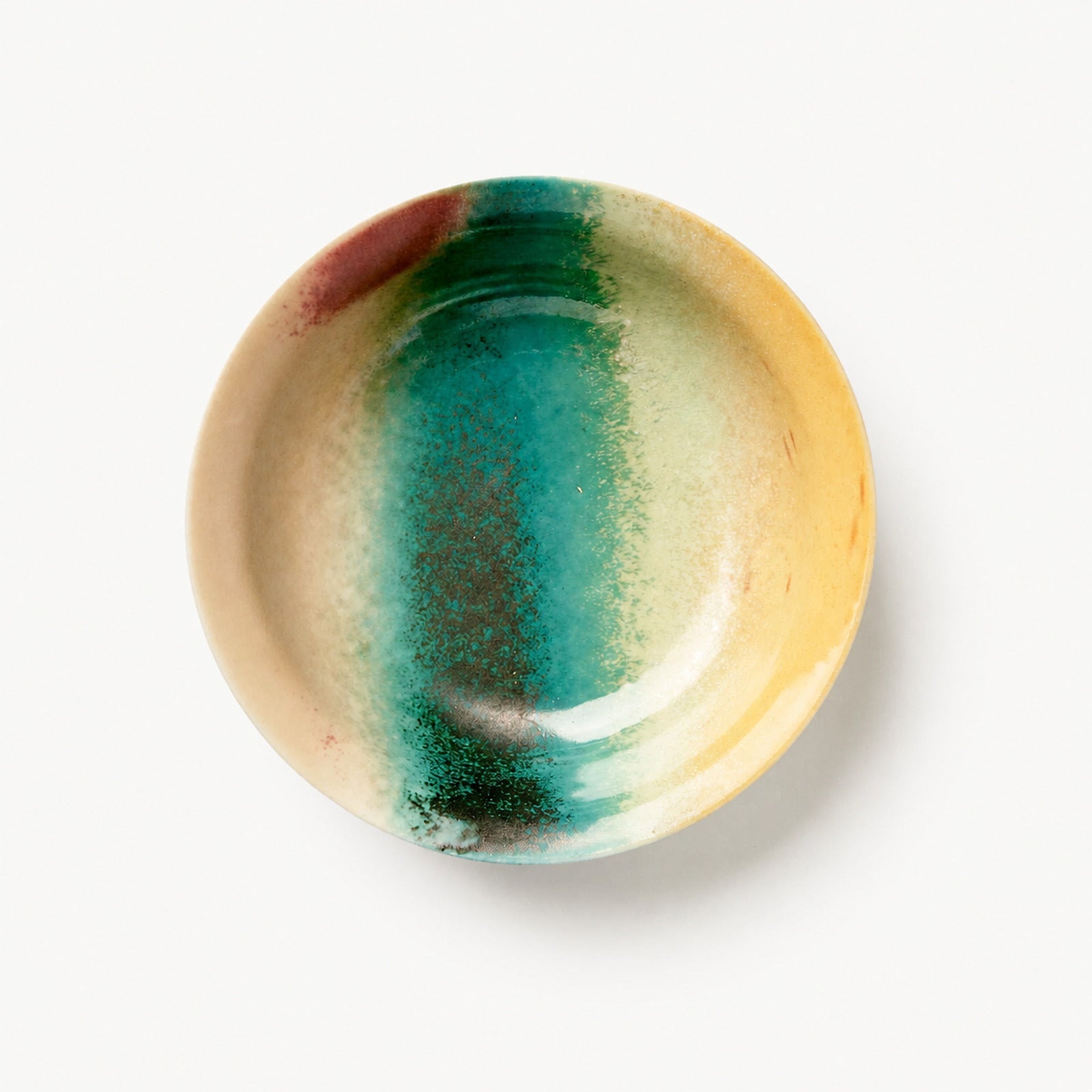 Gradient Glaze Ceramic Tea Boat - Summit Breeze Tea
