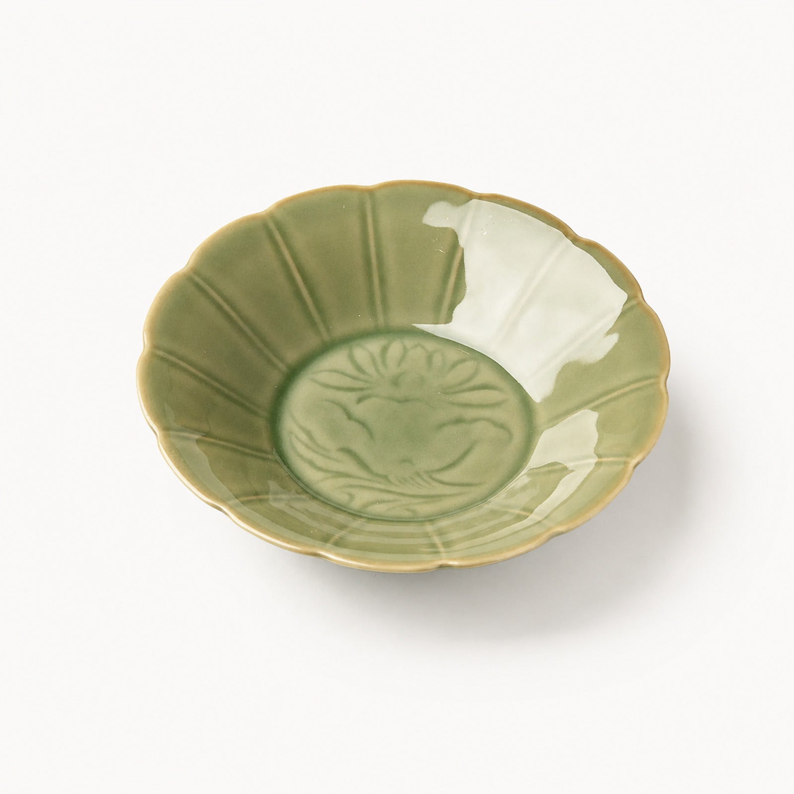 Green Ceramic Tea Boat - Summit Breeze Tea