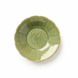 Green Ceramic Tea Boat - Summit Breeze Tea