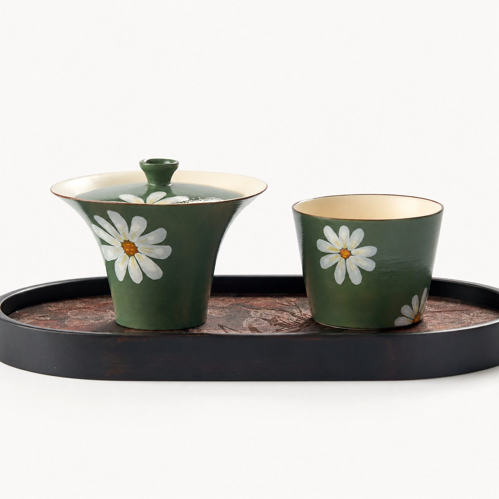Green Daisy Gongfu Tea Set - Summit Breeze Tea