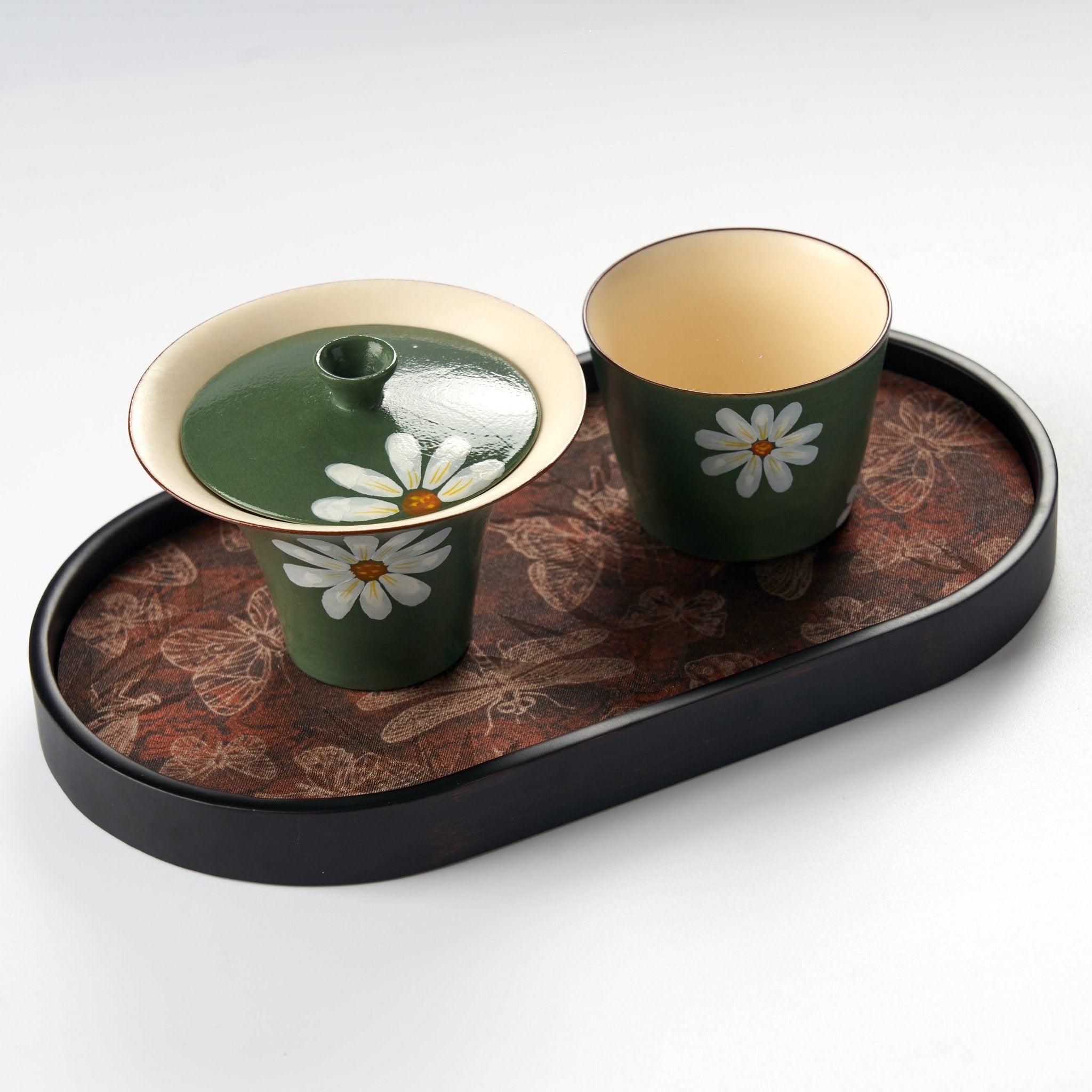 Green Daisy Gongfu Tea Set - Summit Breeze Tea