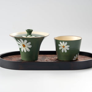 Green Daisy Gongfu Tea Set - Summit Breeze Tea