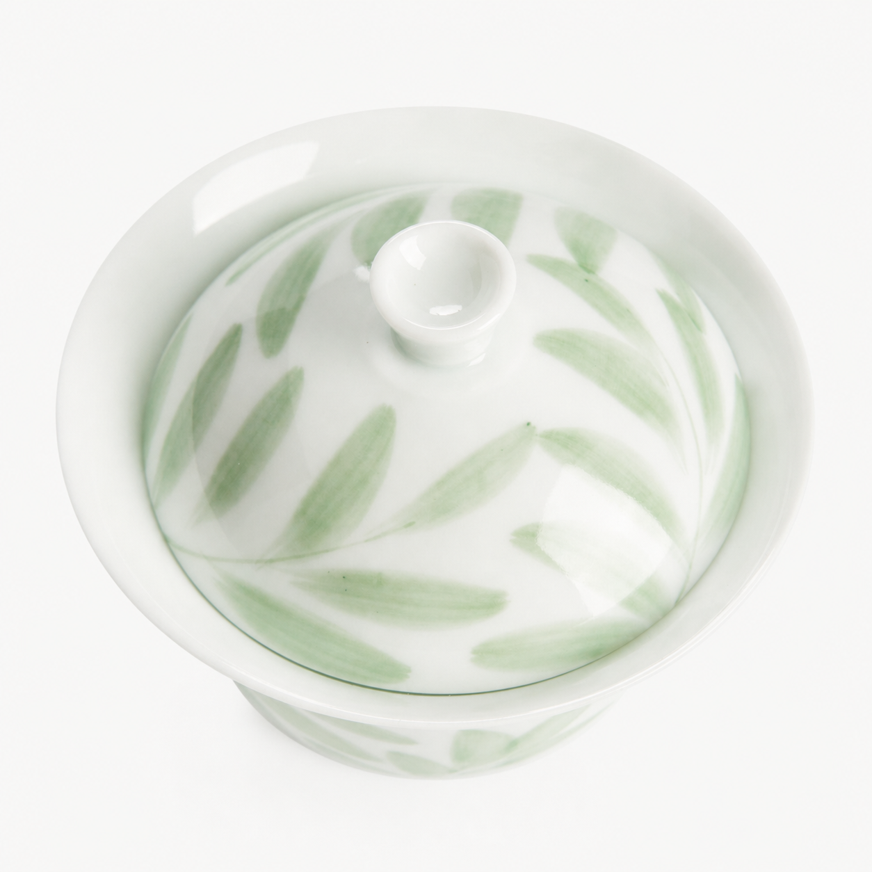 Green Willow Porcelain Gaiwan - Summit Breeze Tea