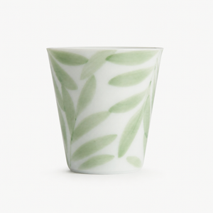 Green Willow Porcelain Tasting Cup - Summit Breeze Tea