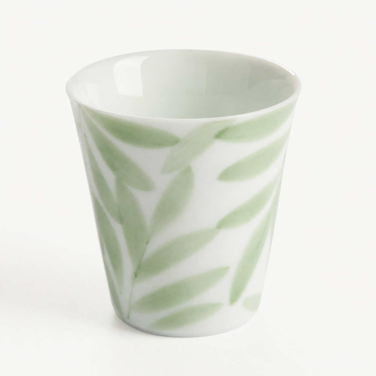 Green Willow Porcelain Tasting Cup - Summit Breeze Tea