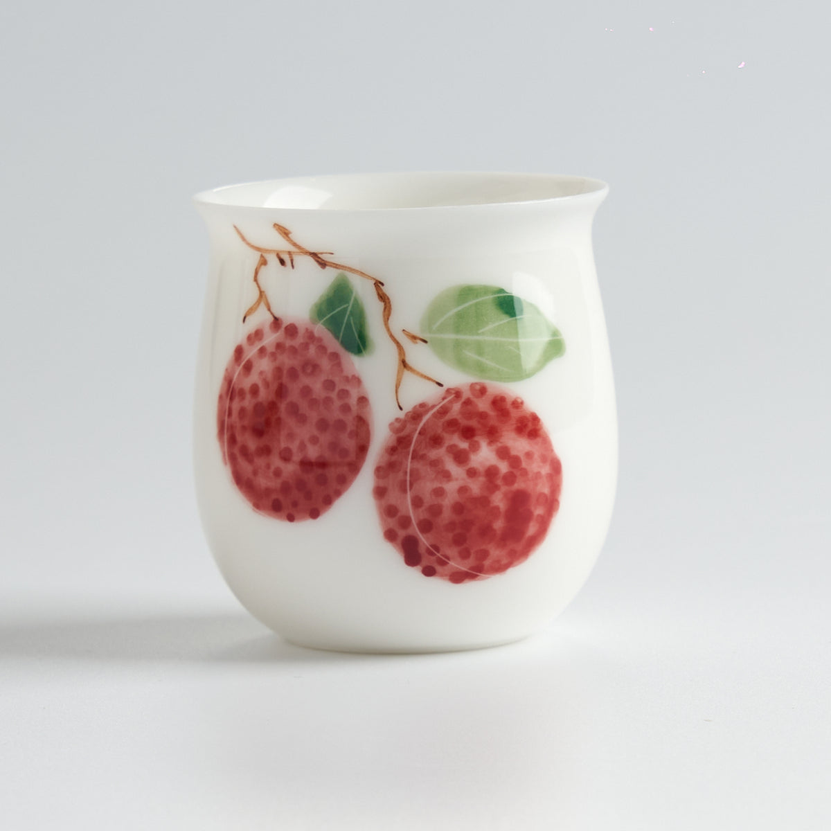 Hand-Painted Lychee Tasting Cup — front view
