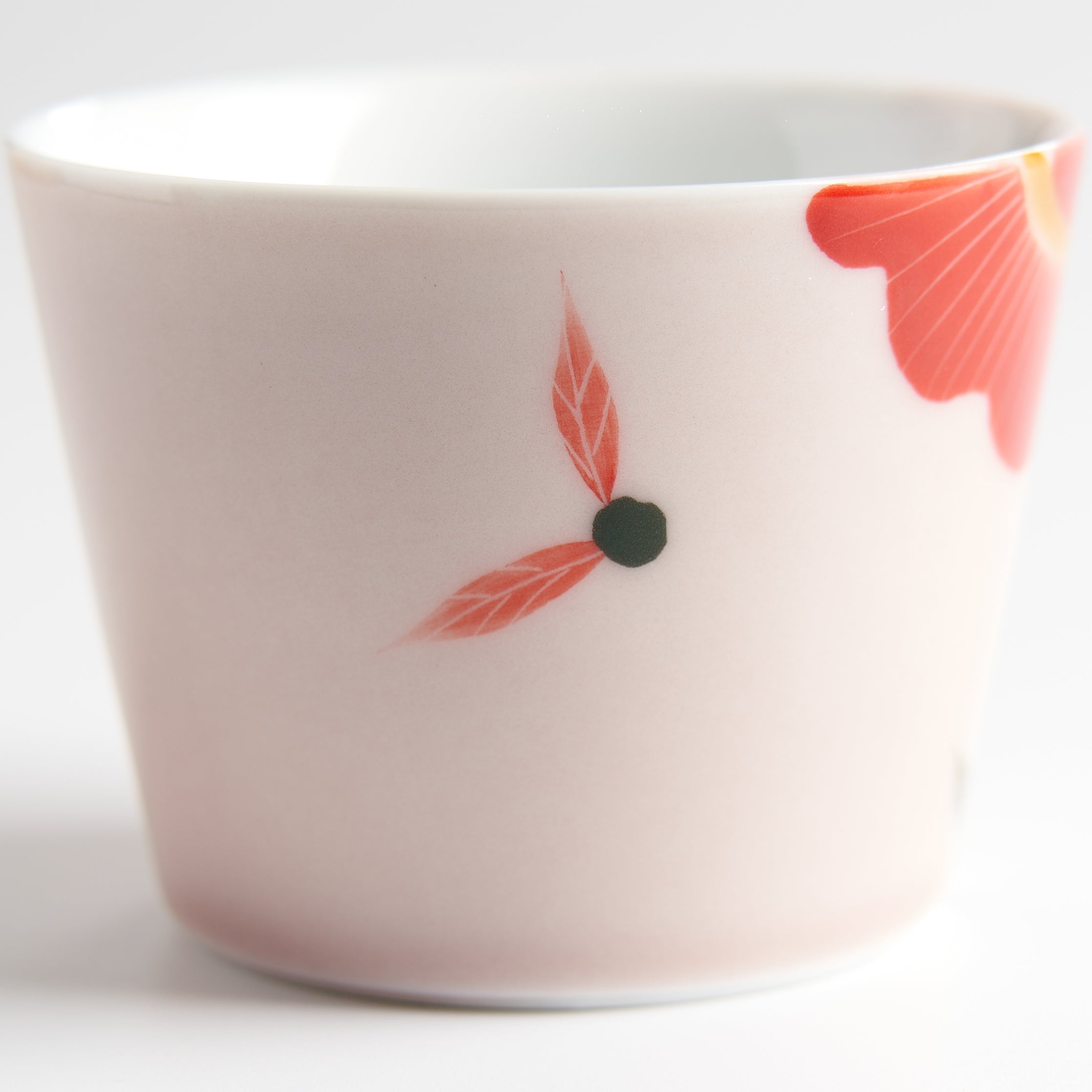 Hand-Painted Sunflower Master Cup — back detail