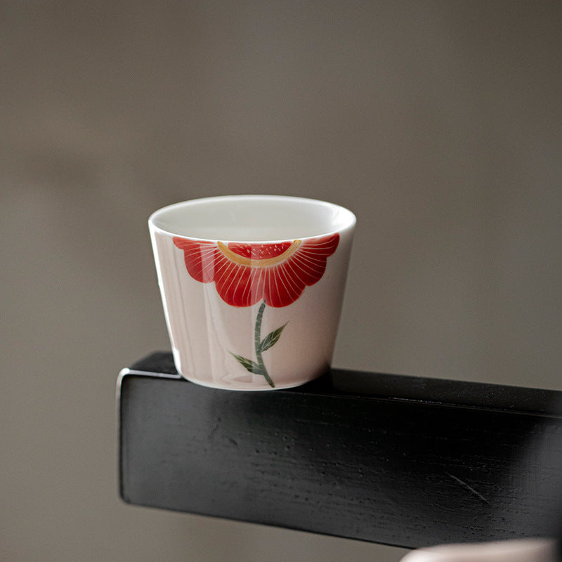Hand-Painted Sunflower Master Cup lifestyle view