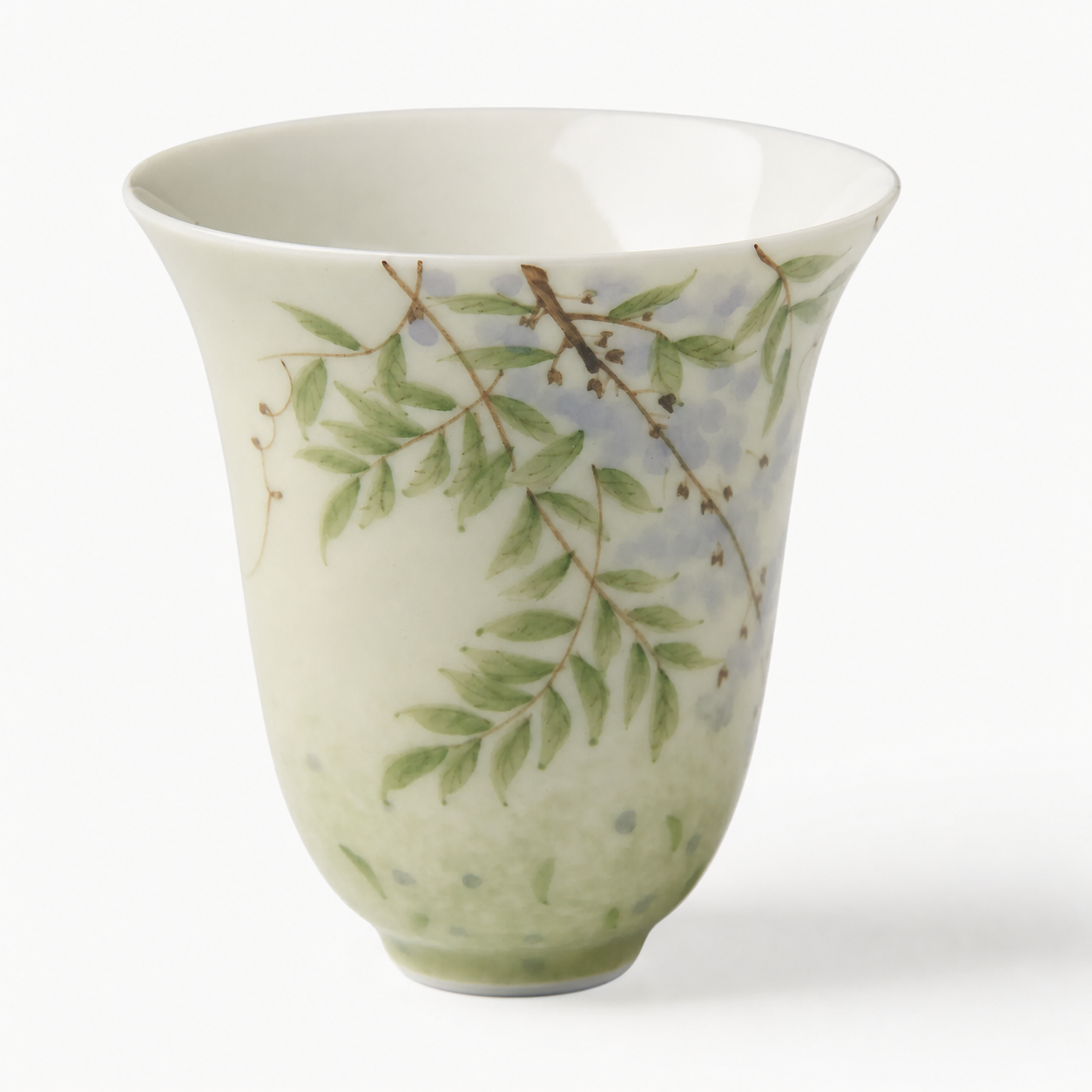 Hand-painted Wisteria Host‘s Tea Cup - Summit Breeze Tea