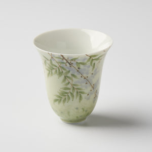 Hand - painted Wisteria Host‘s Tea Cup - Summit Breeze Tea