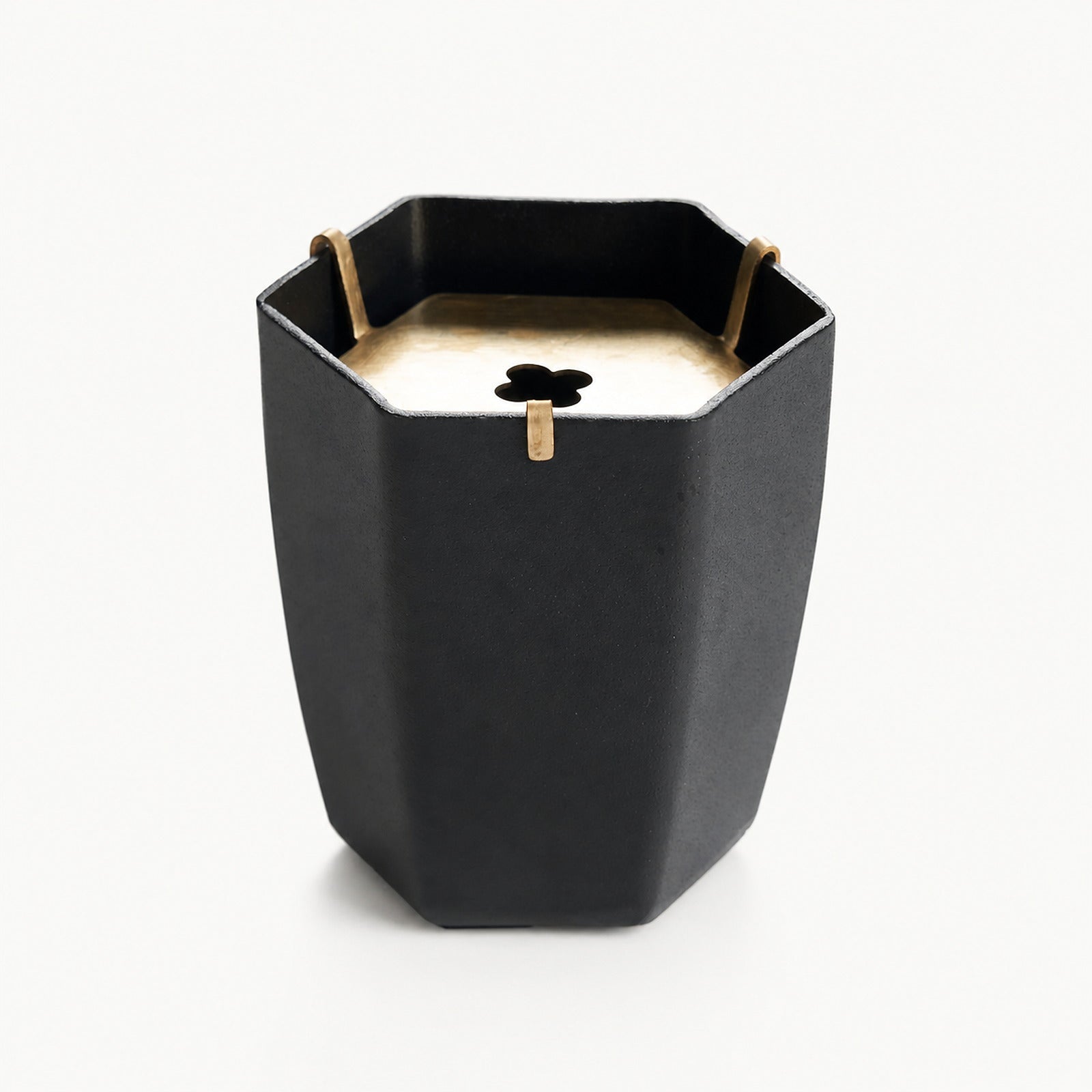 Hexagonal Iron Tea Waste Bowl - Summit Breeze Tea