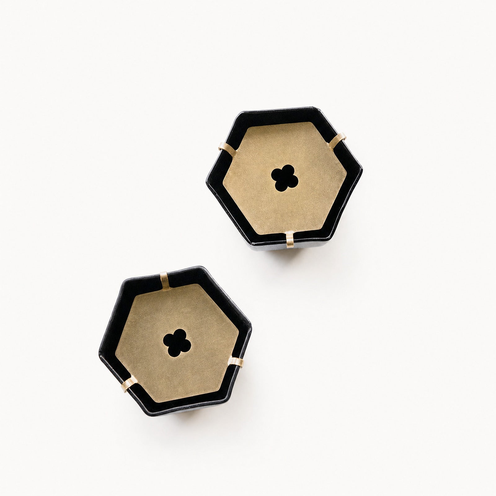 Hexagonal Iron Tea Waste Bowl - Summit Breeze Tea
