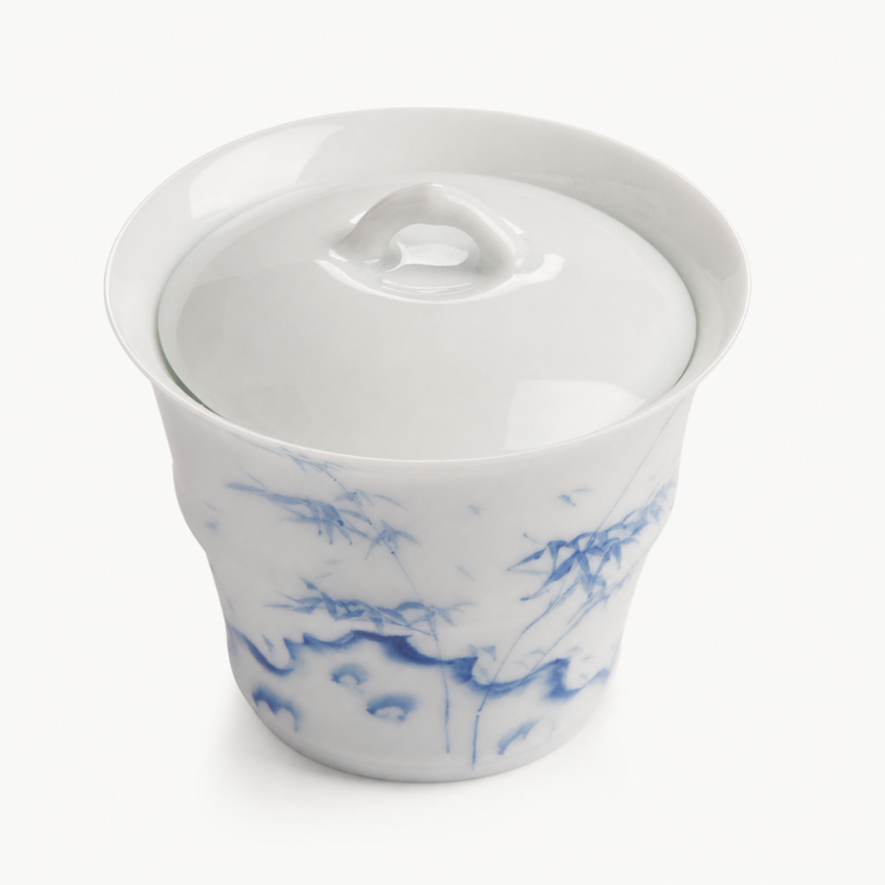Ink Blue Bamboo Gaiwan - Summit Breeze Tea