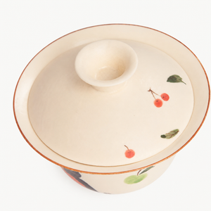Lucky Cat & Fruit Gaiwan - Summit Breeze Tea