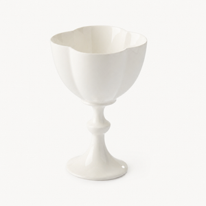 Petal-Shaped Stemmed Gongfu Host's Teacup - Summit Breeze Tea