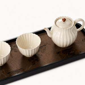 Plant Ash Chrysanthemum Petal Gongfu Tea Set - Summit Breeze Tea
