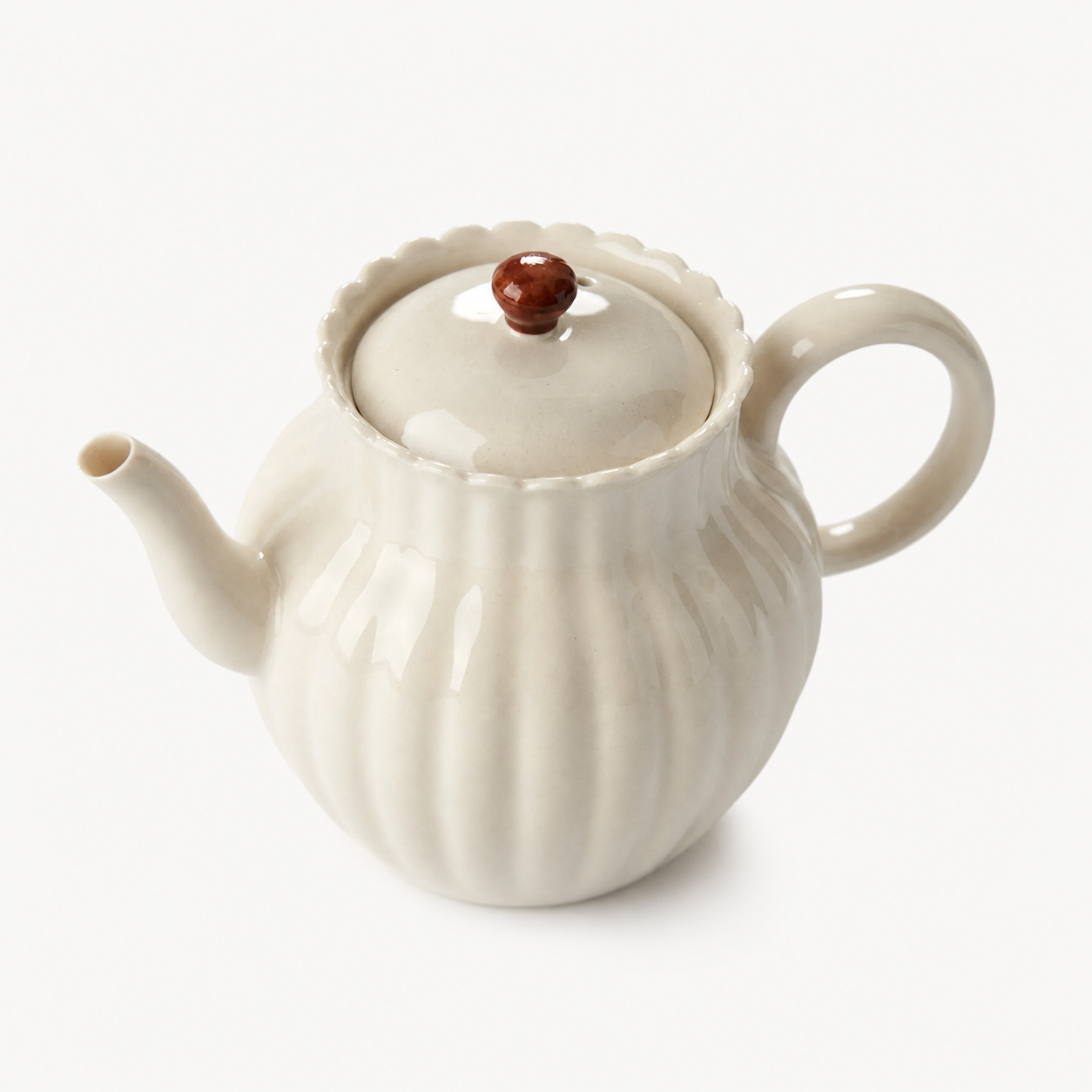 Plant Ash Chrysanthemum Petal Teapot - Summit Breeze Tea